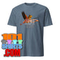 Cute Capybara fly on Flamingo Funny T-Shirt - 101SHIRTS