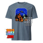 Bigfoot & Alien Campfire T-Shirt – Where Cryptozoology Meets the Cosmos! Tee - 101SHIRTS