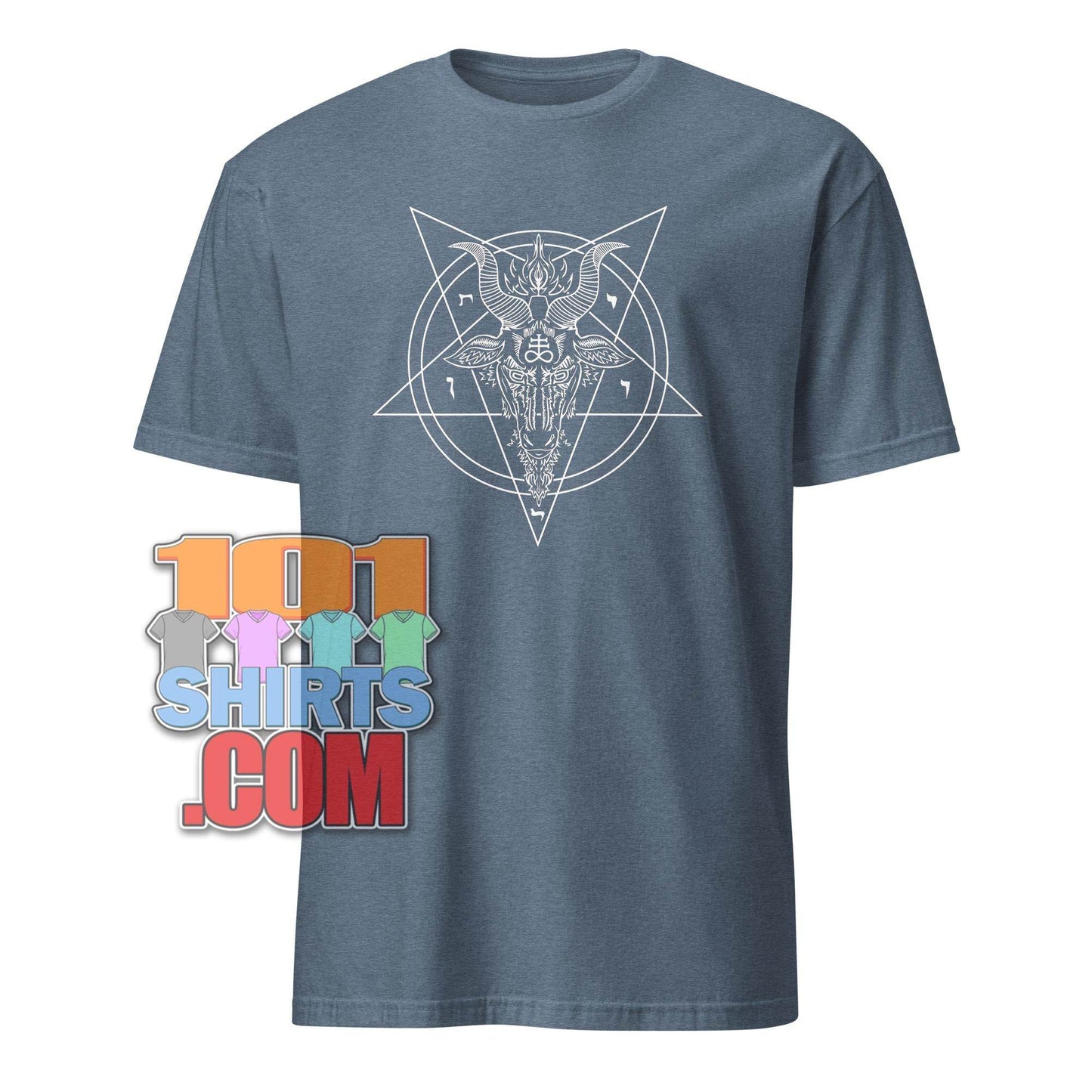 Baphomet Pentagram T-Shirt: Occult, Mystical, & Bold Esoteric Art Tee - Perfect Gift for Goth & Metal Fans! T-Shirt - 101SHIRTS