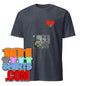 Cute Little Robot Recharge on a Heart Funny T-Shirt - 101SHIRTS