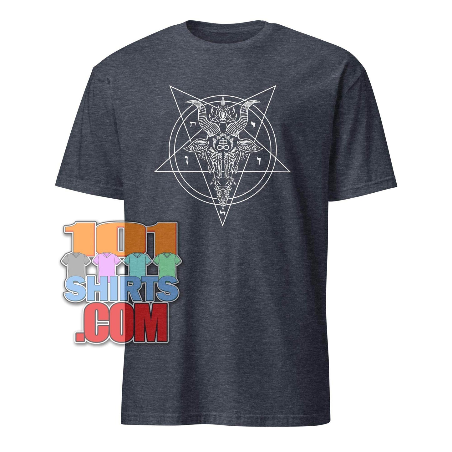 Baphomet Pentagram T-Shirt: Occult, Mystical, & Bold Esoteric Art Tee - Perfect Gift for Goth & Metal Fans! T-Shirt - 101SHIRTS