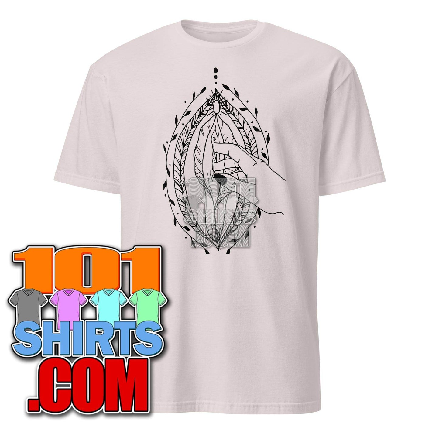 Vagina Vulva Fingers Feminist Sexological BodyWork Art T-Shirt T-Shirt - 101SHIRTS