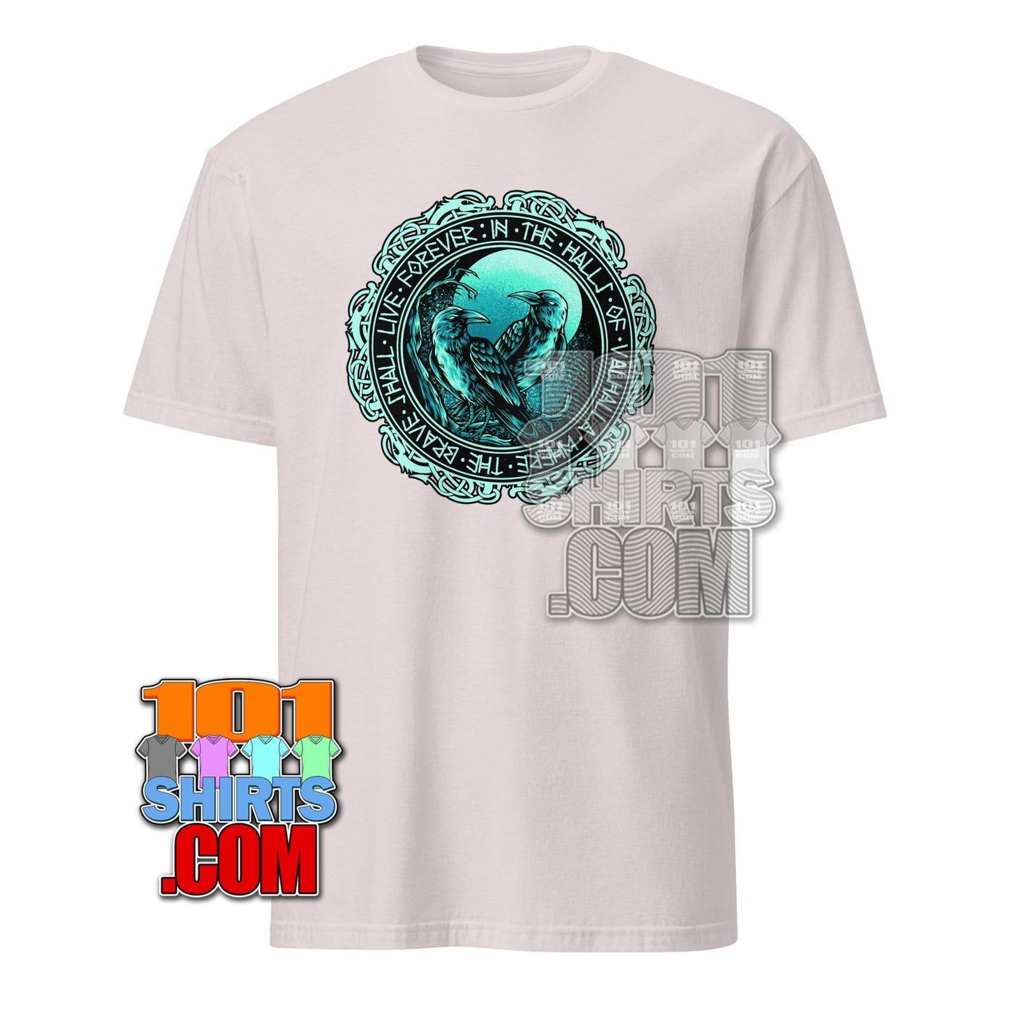 Valhalla Ravens T-Shirt | Viking & Norse Mythology Tee | Odin's Ravens Huginn & Muninn Design | Gift for Pagan & Celtic Fans - 101SHIRTS