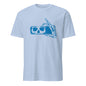 Don't Look Back Skull Rear View Mirror Art Vintage Tee Shirt T-Shirt
