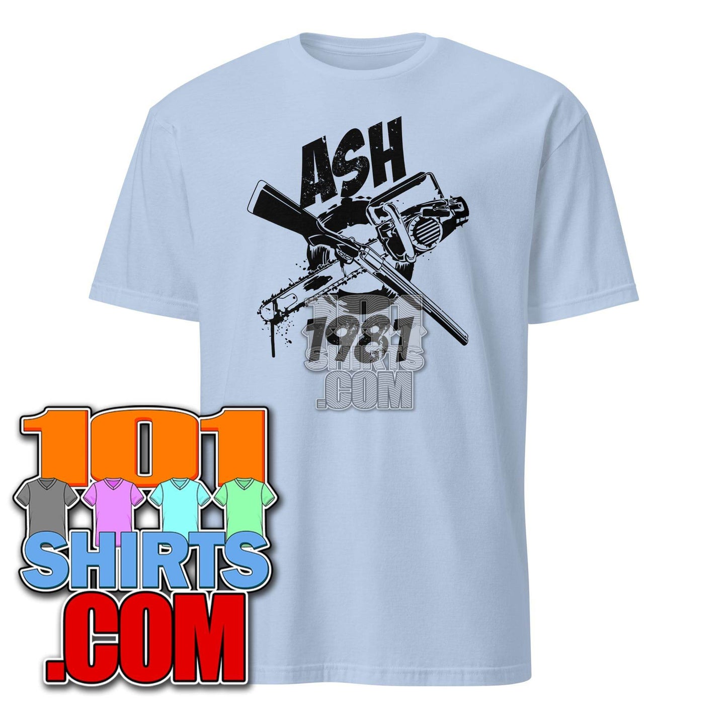 Ash 1987 The Evil Dead Ash Movie Williams Bruce Campbell 80s Retro T-Shirt - 101SHIRTS