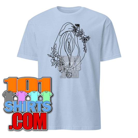 Vagina Vulva Flowers Feminist Sexological BodyWork Art T-Shirt T-Shirt - 101SHIRTS
