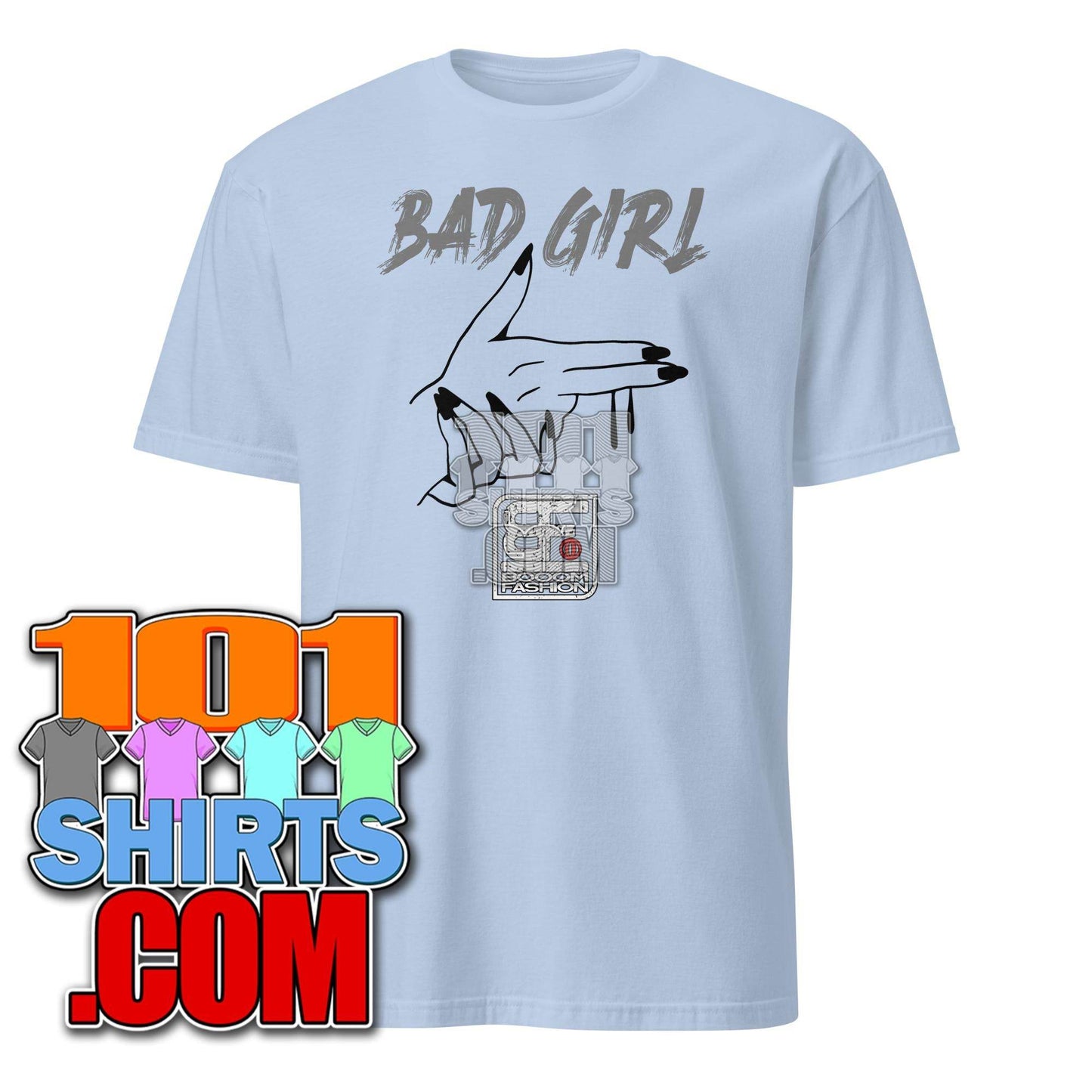 Bad Girl Hand Pistol Two Fingers Art Design Booomfashion Unisex T-Shirt - 101SHIRTS