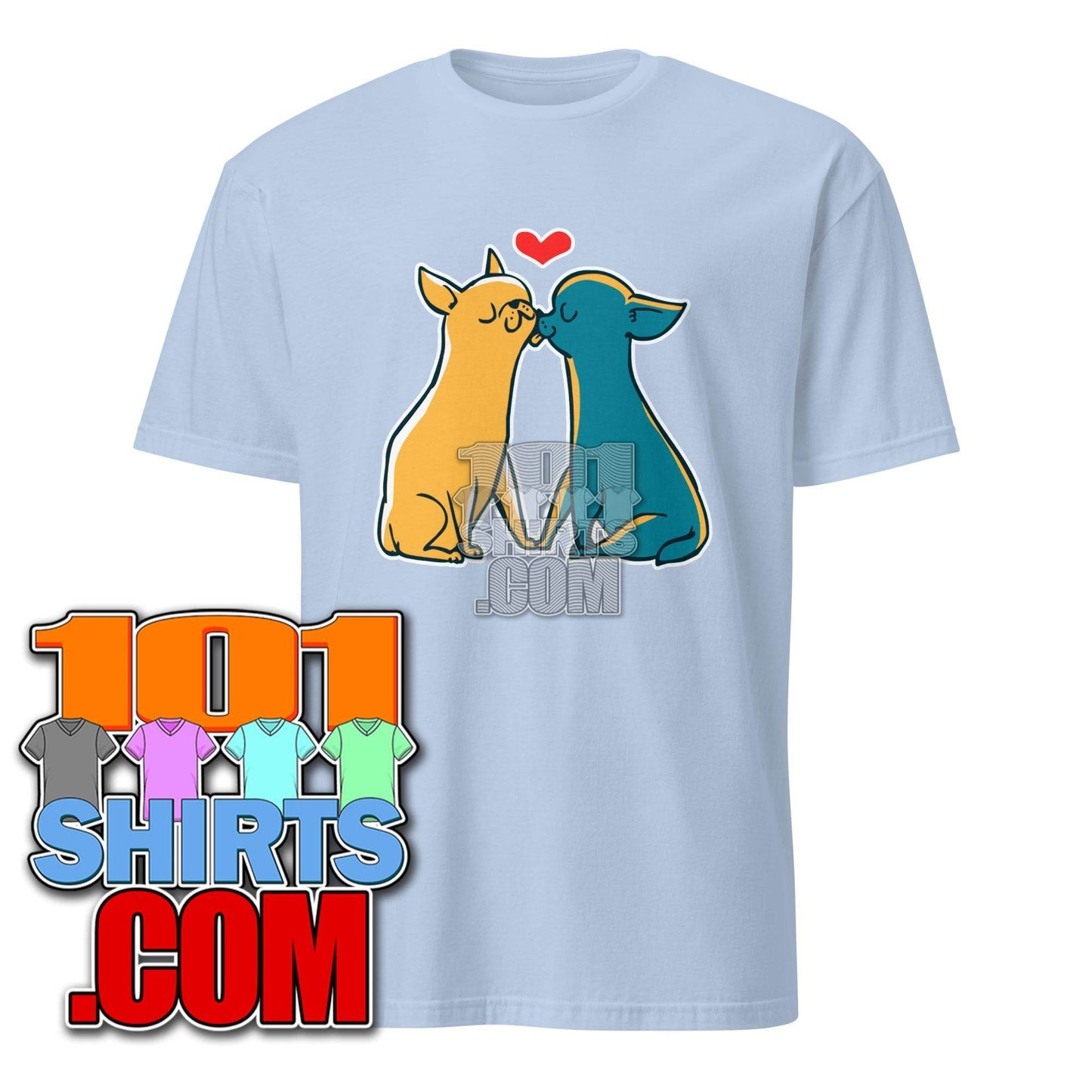 Chihuahua Kisses - Cute Dog Love T-Shirt - 101SHIRTS