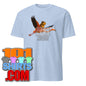 Cute Capybara fly on Flamingo Funny T-Shirt - 101SHIRTS