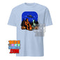 Bigfoot & Alien Campfire T-Shirt – Where Cryptozoology Meets the Cosmos! Tee - 101SHIRTS