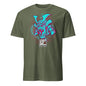 Japanese Soldier Helmet Angry Gorilla Art Design Booomfashion Unisex T-Shirt