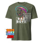 Cyberpunk Skull BAD BOYS T-Shirt - Futuristic Urban Graphic Tee - 101SHIRTS