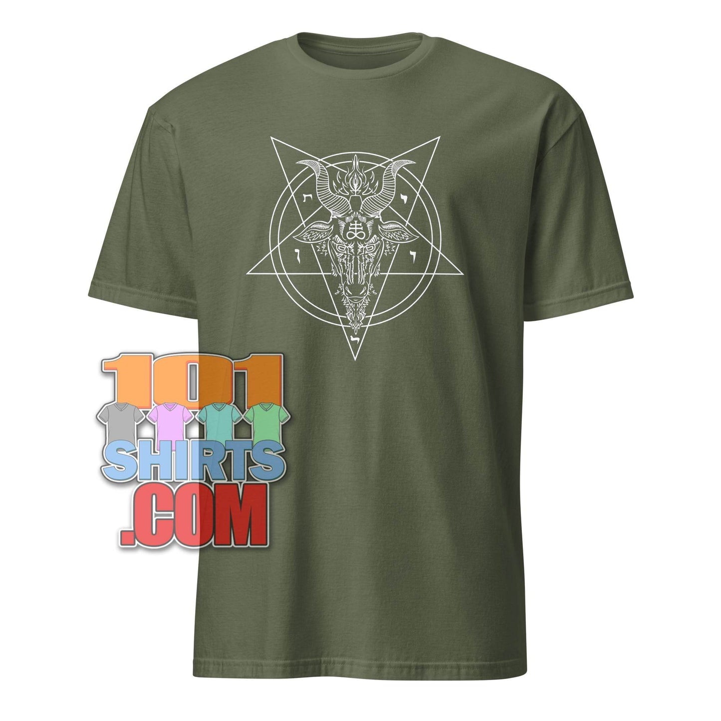 Baphomet Pentagram T-Shirt: Occult, Mystical, & Bold Esoteric Art Tee - Perfect Gift for Goth & Metal Fans! T-Shirt - 101SHIRTS