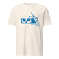Don't Look Back Skull Rear View Mirror Art Vintage Tee Shirt T-Shirt