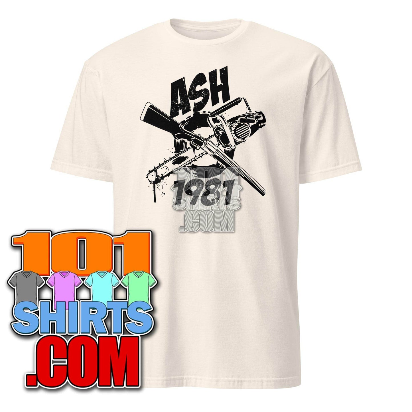 Ash 1987 The Evil Dead Ash Movie Williams Bruce Campbell 80s Retro T-Shirt - 101SHIRTS
