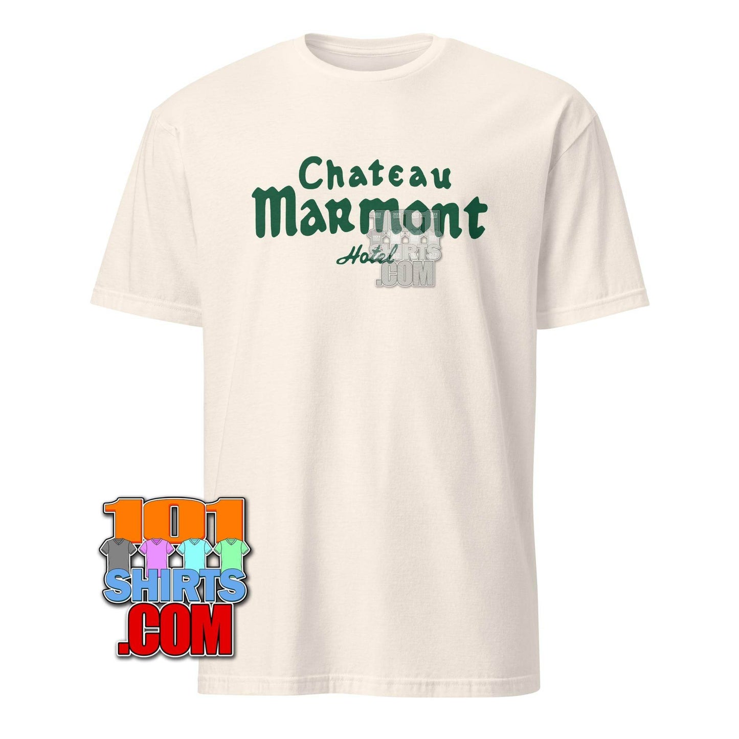 Chateau Marmont Hotel Vintage Logo T-Shirt – Iconic Hollywood Style Grey Tee - 101SHIRTS