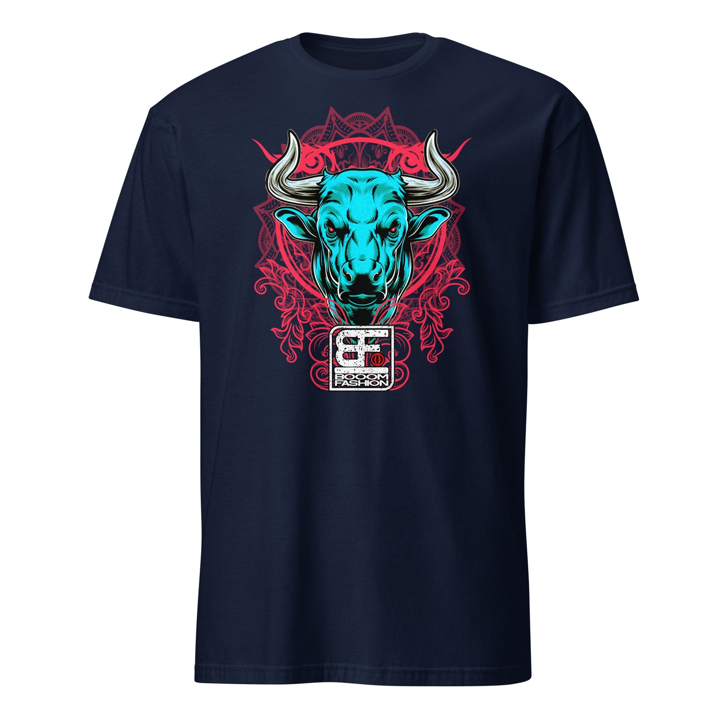 Baroque Bull Taurus Head Art Design Booomfashion Unisex T-Shirt