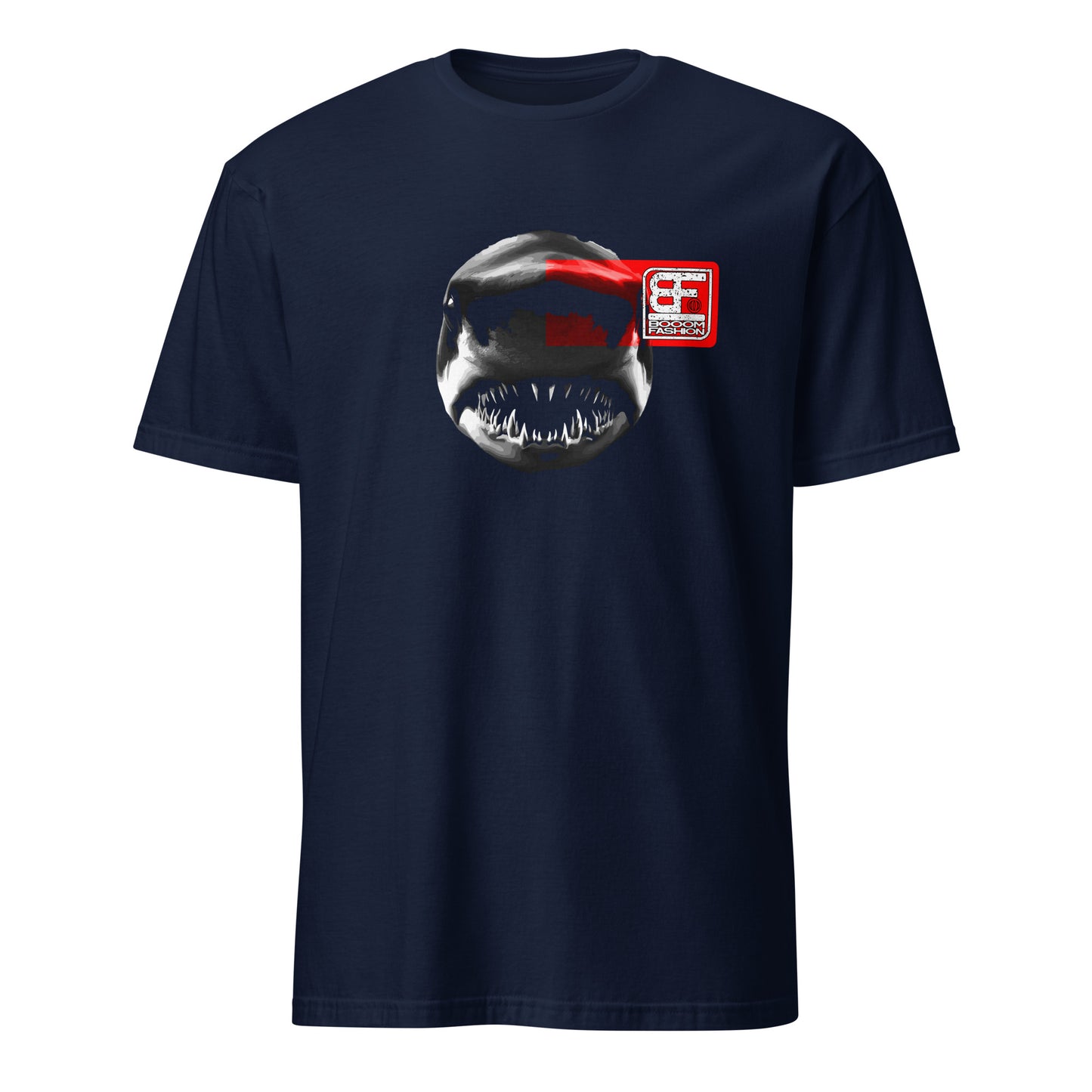 Angry Shark Head Art Design Booomfashion Unisex T-Shirt