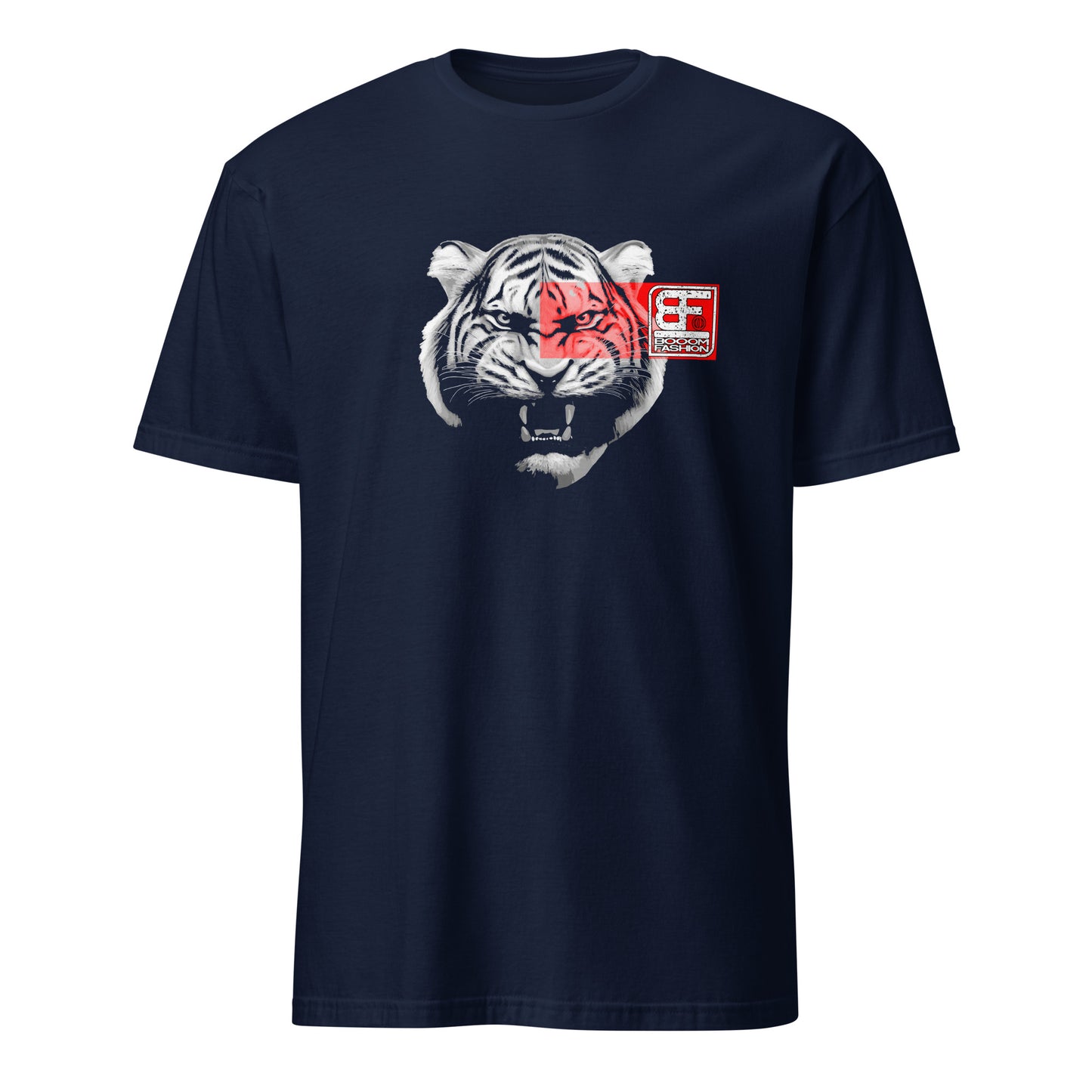 Angry Tiger Cat Head Art Design Booomfashion Unisex T-Shirt