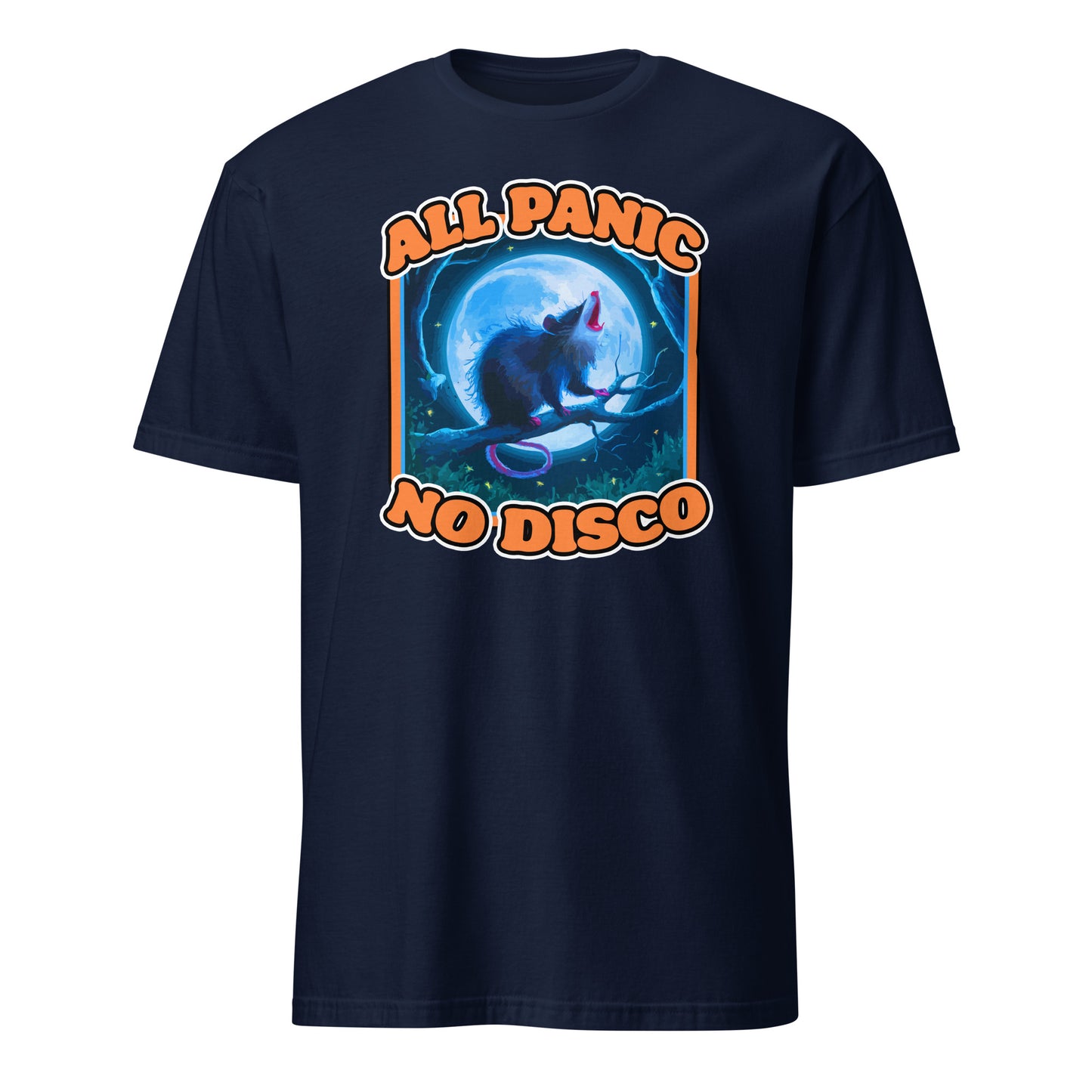 All Panic No Disco Opossum Funny Possum Scream Unisex T-Shirt