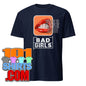 Bad Girls Woman Sexy red Mouth Grills Graphic Art T-Shirt - 101SHIRTS