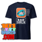 Bad Girls Woman Sexy blue Mouth Grills Graphic Art T-Shirt - 101SHIRTS