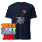 Cute Little Robot Recharge on a Heart Funny T-Shirt - 101SHIRTS