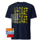 Breaking Bad TV Show Tee Jesse Pinkmann Aaron Paul Yellow Icons T-Shirt - 101SHIRTS