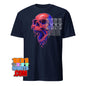 Neon Melty Skull T-Shirt Slime Green Pink Horror Graphic Tee