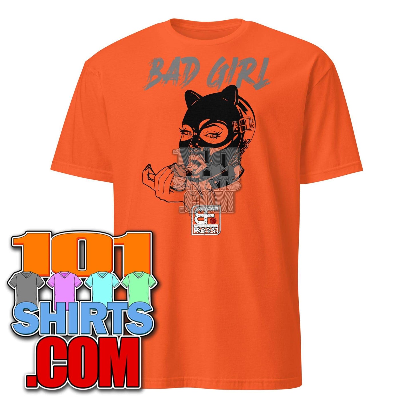 Bad Girl with Rubber Mask Vintage BDSM Bondage Fetish Kinky Cool Art Design Booomfashion Unisex T-Shirt - 101SHIRTS