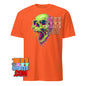 Neon Melty Skull T-Shirt Slime Green Pink Horror Graphic Tee