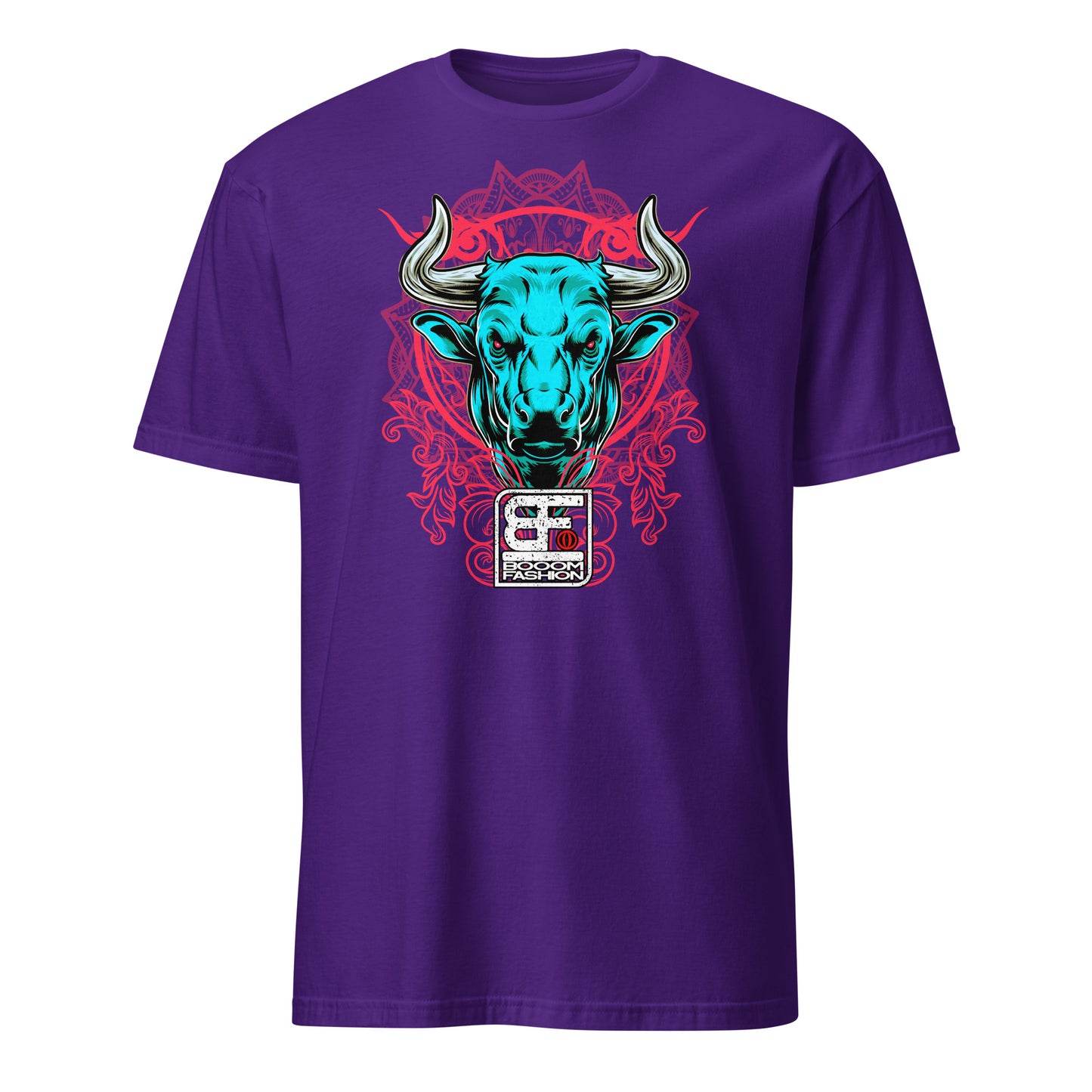Baroque Bull Taurus Head Art Design Booomfashion Unisex T-Shirt