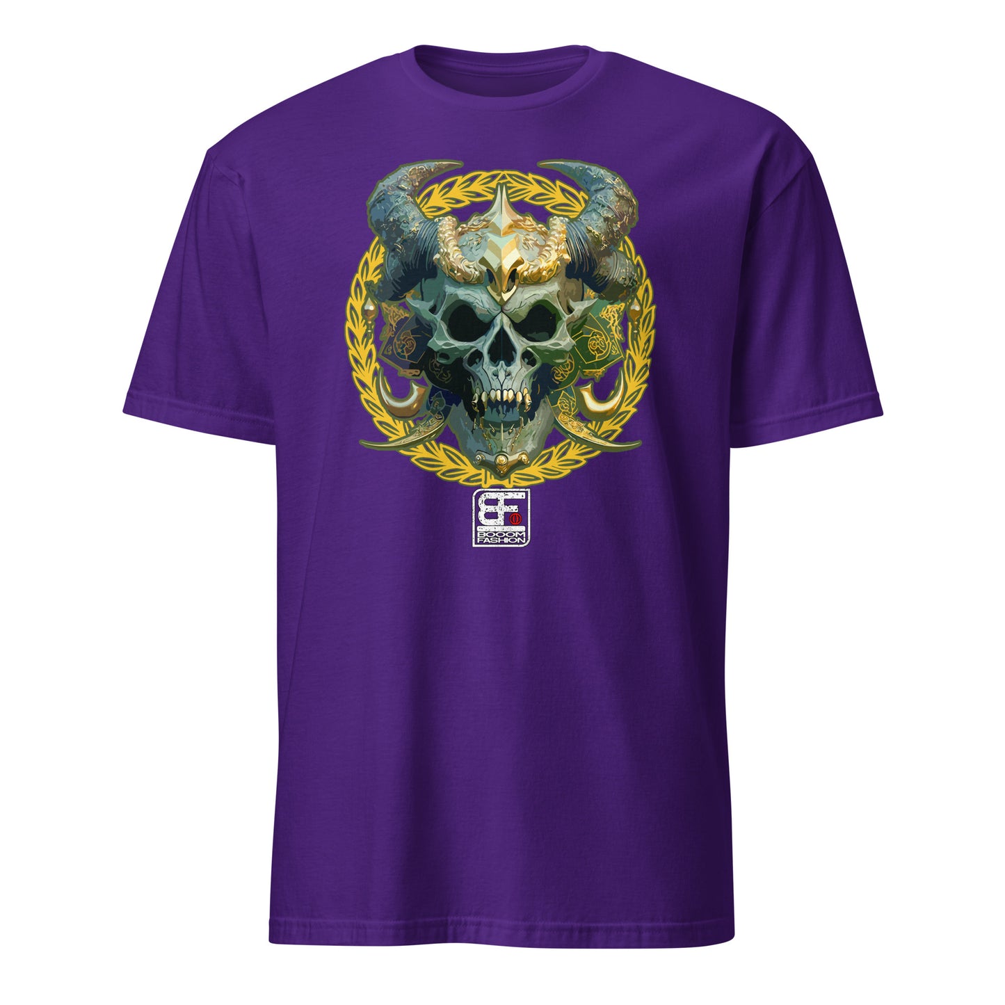 Baroque Demon Viking Skull Art Design Booomfashion Unisex T-Shirt