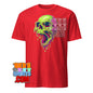 Neon Melty Skull T-Shirt Slime Green Pink Horror Graphic Tee