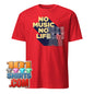 No Music No Life T-Shirt Retro Vintage Music Lover Graphic Tee