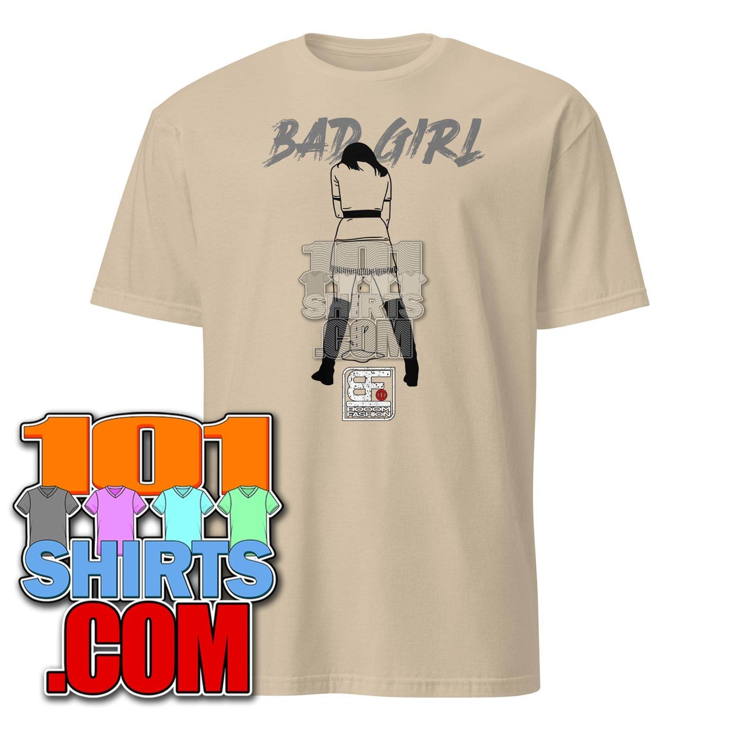 Bad Girl Party like a Man peeing standing Cool Art Design Booomfashion Unisex T-Shirt - 101SHIRTS