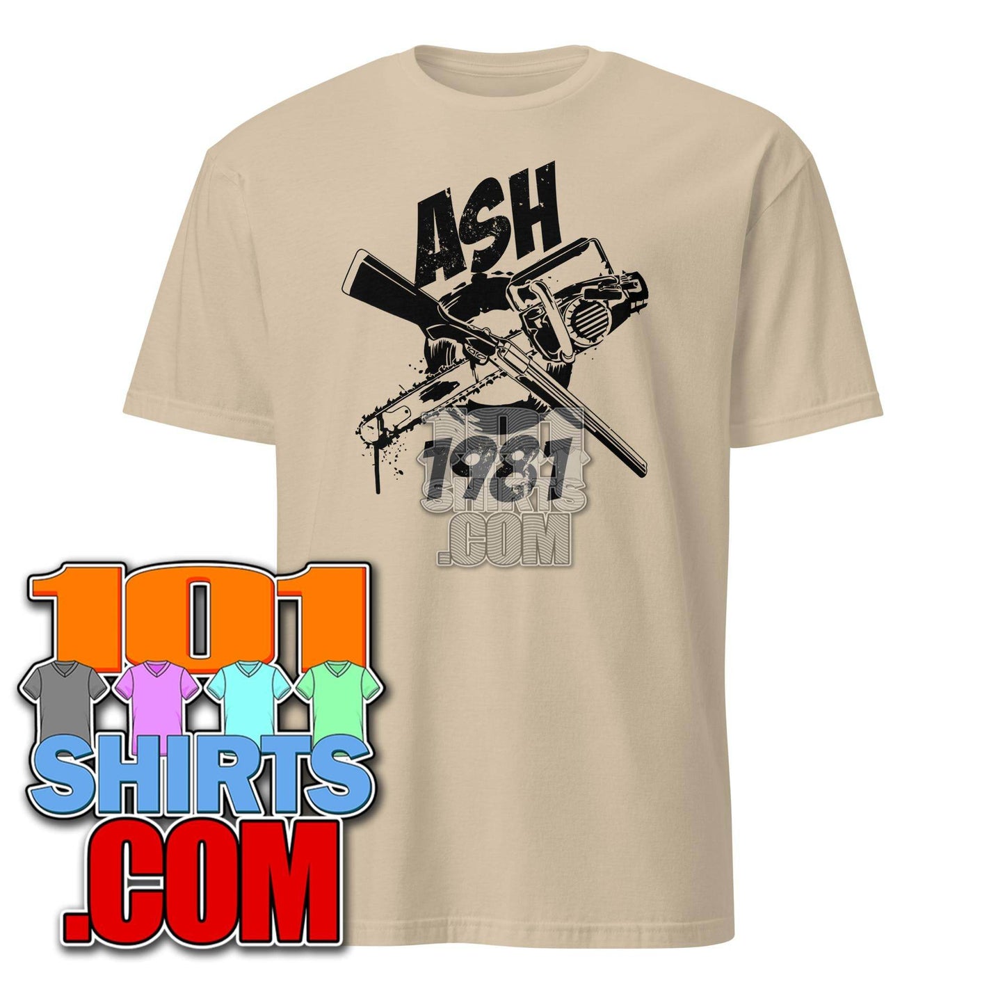 Ash 1987 The Evil Dead Ash Movie Williams Bruce Campbell 80s Retro T-Shirt - 101SHIRTS