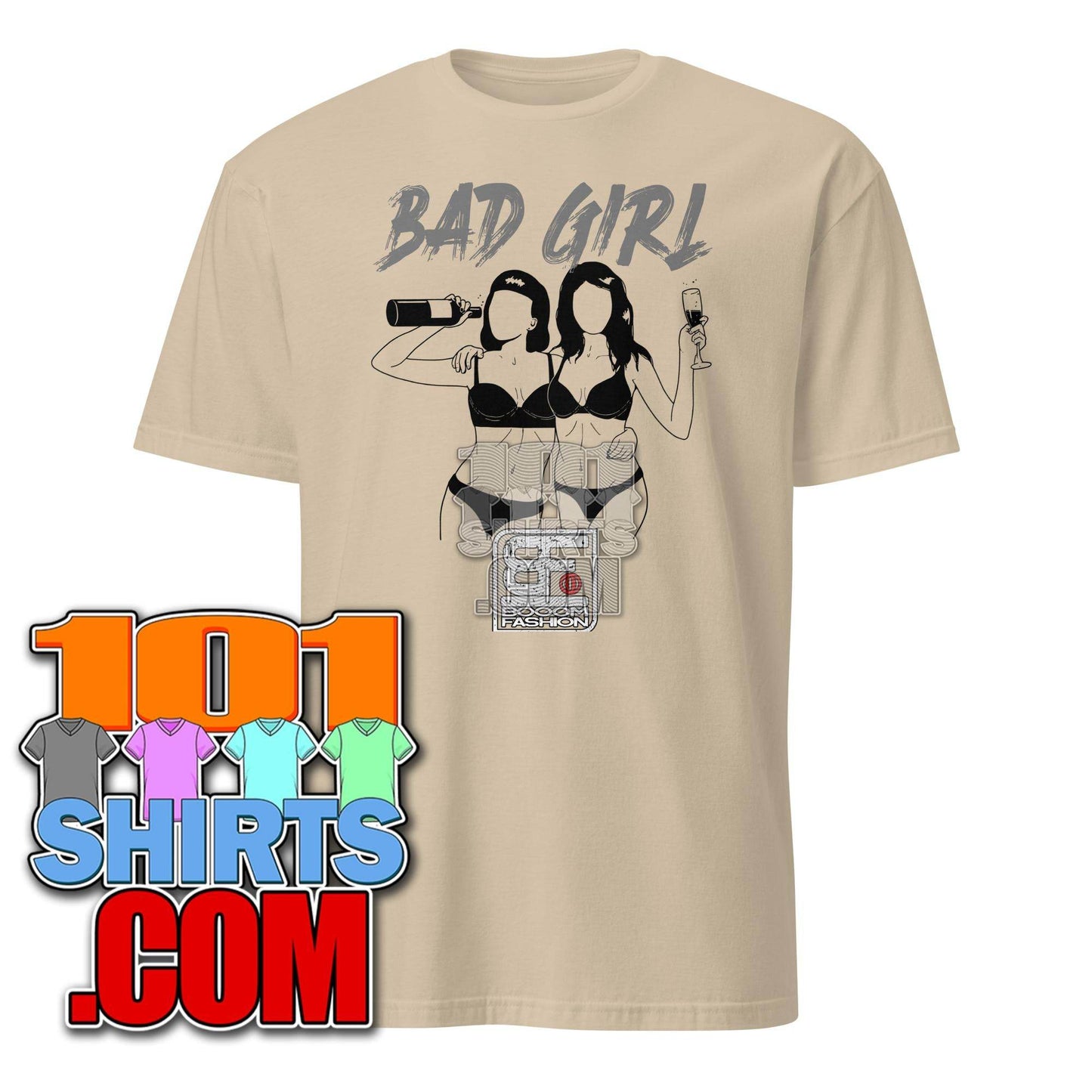 Bad Girl Party and Drinking Cool Art Design Booomfashion Unisex T-Shirt - 101SHIRTS
