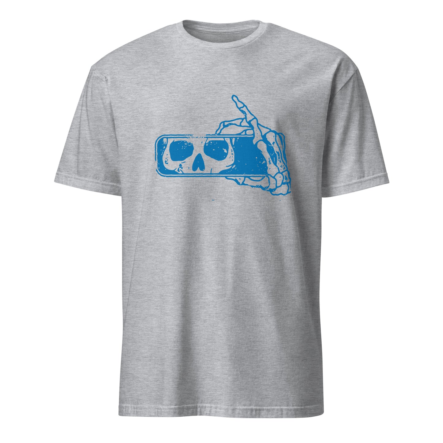 Don't Look Back Skull Rear View Mirror Art Vintage Tee Shirt T-Shirt