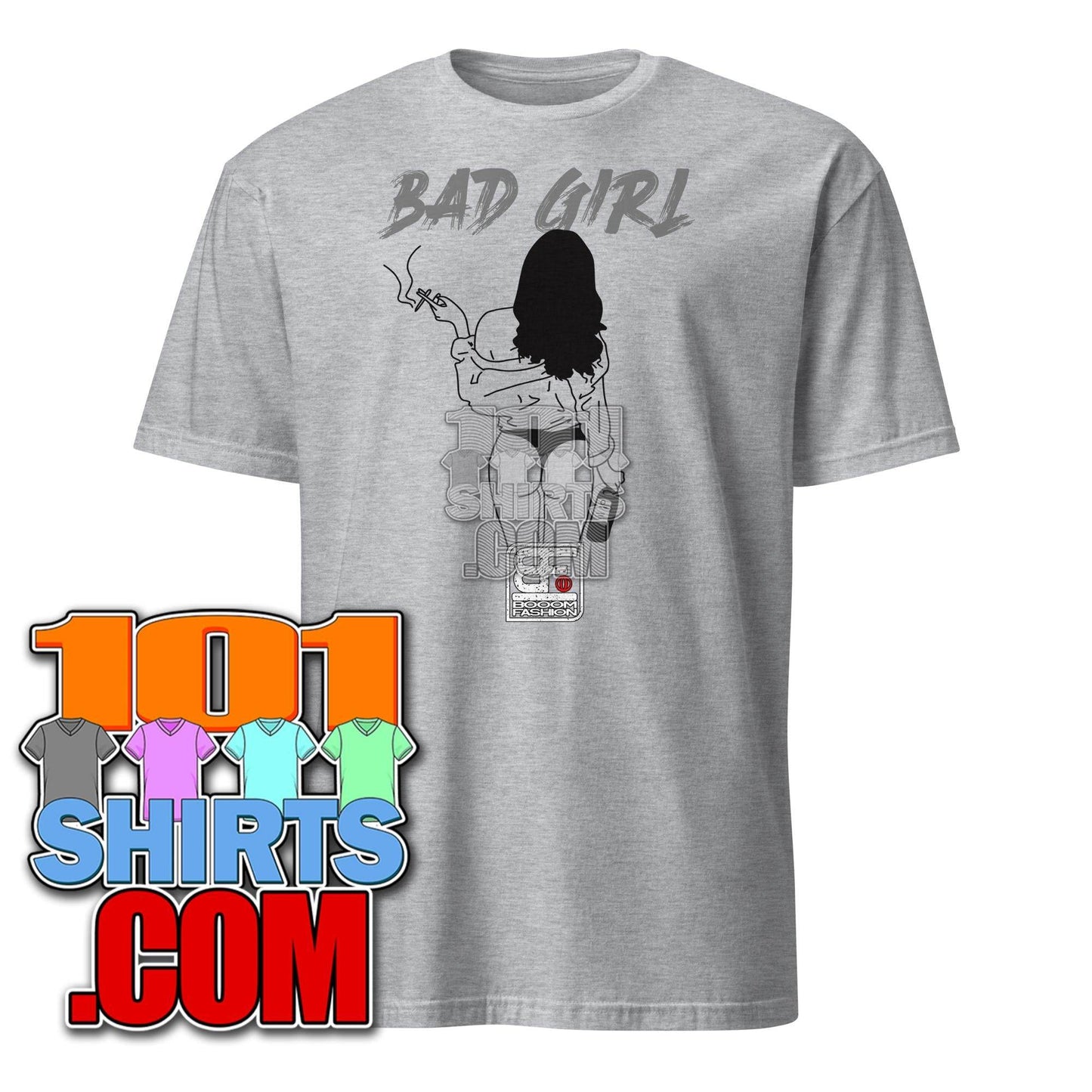 Bad Girl Party Smoking and Drinking Cool Art Design Booomfashion Unisex T-Shirt - 101SHIRTS