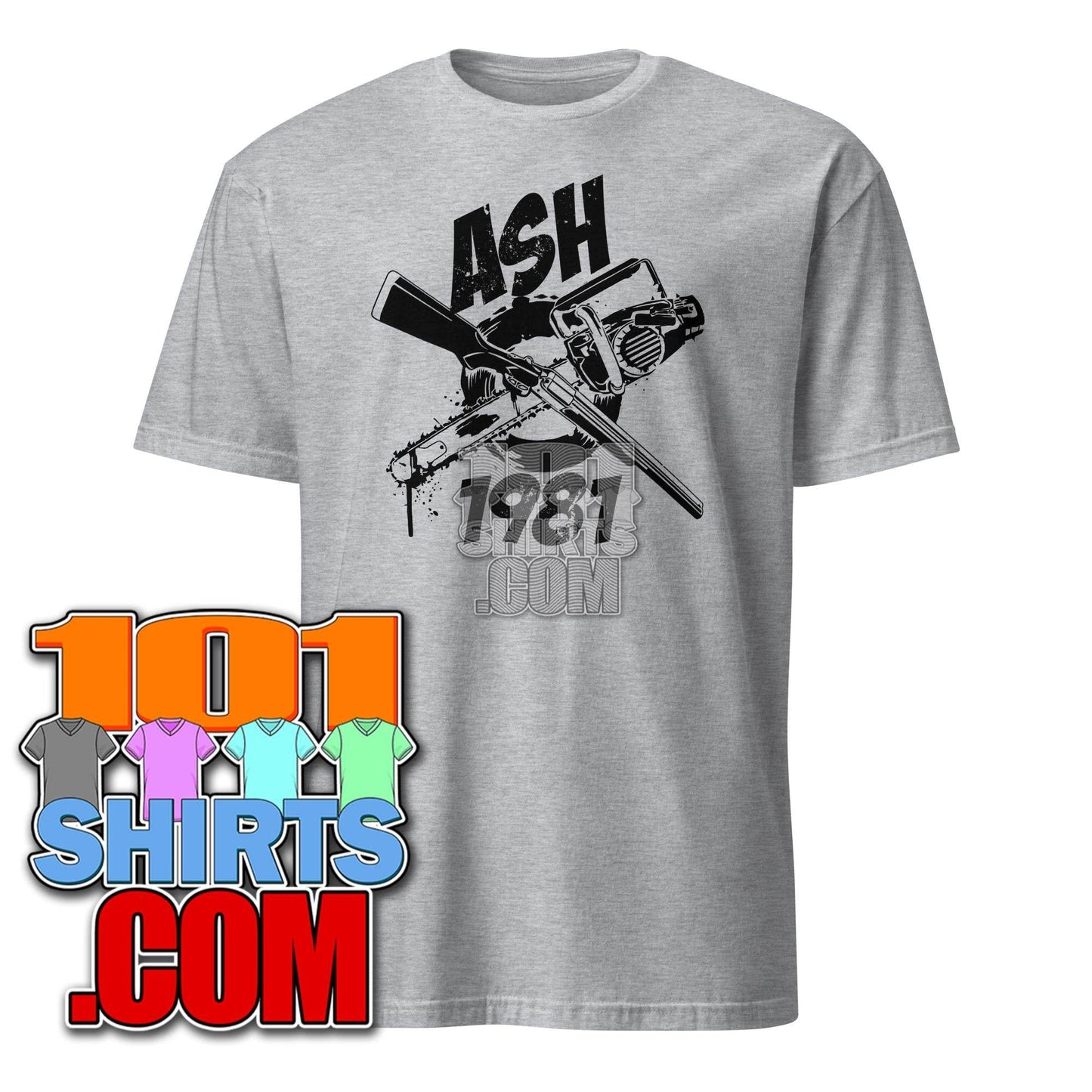 Ash 1987 The Evil Dead Ash Movie Williams Bruce Campbell 80s Retro T-Shirt - 101SHIRTS
