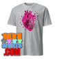 Broken Red Crystal Heart Love T-Shirt - Unique Geometric Love Design Art Tee - 101SHIRTS