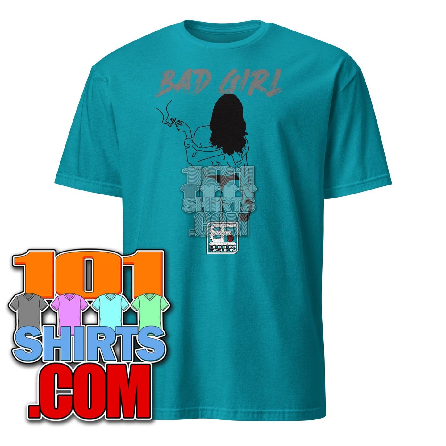 Bad Girl Party Smoking and Drinking Cool Art Design Booomfashion Unisex T-Shirt - 101SHIRTS