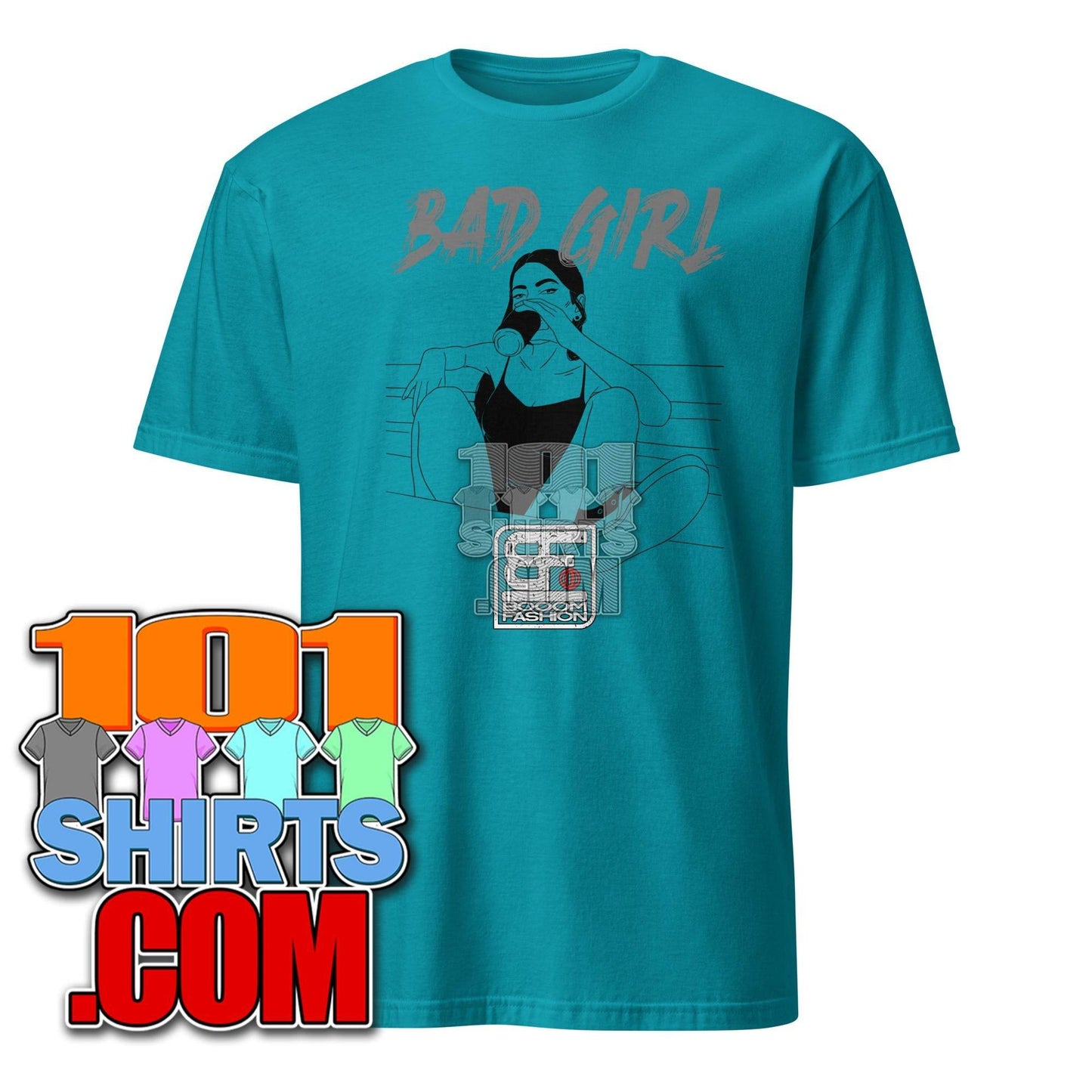 Bad Girl Party and Drinking Cool Art Design Booomfashion Unisex T-Shirt - 101SHIRTS