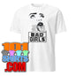 Bad Girls Woman Face looks up with tongue out Art Unisex T-Shirt - 101SHIRTS