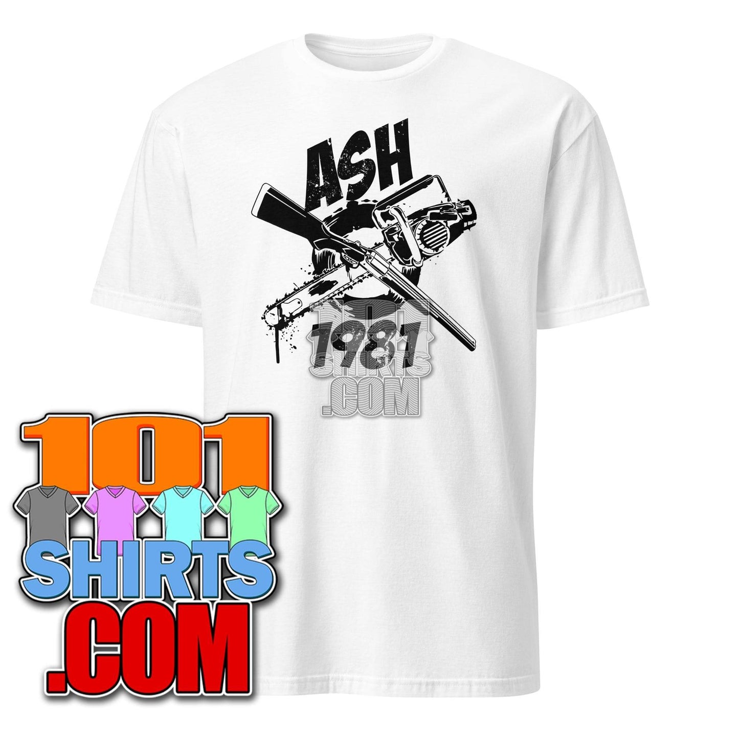Ash 1987 The Evil Dead Ash Movie Williams Bruce Campbell 80s Retro T-Shirt - 101SHIRTS