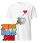Cute Little Robot Recharge on a Heart Funny T-Shirt - 101SHIRTS