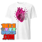 Broken Red Crystal Heart Love T-Shirt - Unique Geometric Love Design Art Tee - 101SHIRTS