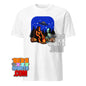 Bigfoot & Alien Campfire T-Shirt – Where Cryptozoology Meets the Cosmos! Tee - 101SHIRTS