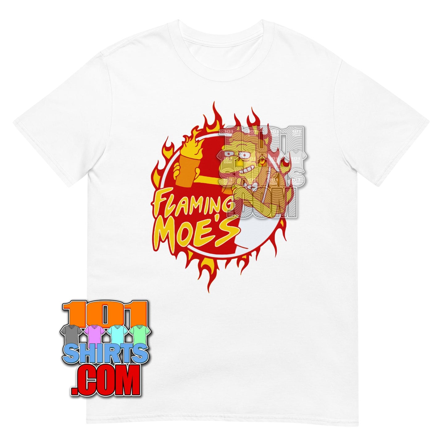 The Simpsons Flaming Moe's Moe Szyslak T-Shirt